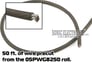 PRECUT 50 ft. - Kicker 8 AWG Gunmetal Gray Power/Ground Wire from 05PWG8250 Roll Image 1