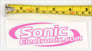 Sonic Electronix Logo Sticker (Pink/Small) Image 2