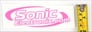 Sonic Electronix Logo Sticker (Pink/Small) Image 3
