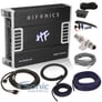 Hifonics HFi1000.1D + Complete 4 AWG Amp Kit Image 1