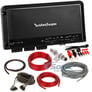 Rockford Fosgate Prime R300X4 + Complete 4 AWG Amp Kit Image 1