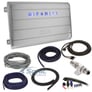 Hifonics Zeus ZRX1216.1D + Complete 4 AWG Amp Kit Image 1