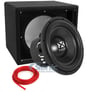 12" NVX VCW122 with Ported Enclosure and Speaker Wire Image 1
