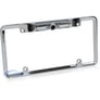 Chrome License Plate Frame Rearview Backup Camera w/Night Vision Image 1
