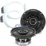 Kicker 41DSC44 Speakers w/ Jeep Dash Adapters Image 1