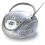 Coby CX-CD241 (CXCD241SVR) Portable AM/FM Radio CD Player - Silver Image 1