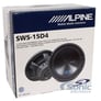 Alpine Type-S SWS-15D4 + Sealed Enclosure & Speaker Wire Image 5