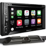 Pioneer AVH-1300NEX Apple CarPlay Car Stereo + License Plate Frame Backup Camera Image 1