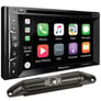Pioneer AVH-1300NEX Apple CarPlay Car Stereo + License Plate Backup Camera Image 1