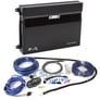 MB Quart ZA2-1000.2 1000W Amplifier + Complete Premium 4 Gauge Amp Kit Image 1