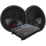 2 Alpine Type-R SWR-8D2 750w Bass Package with MB Quart ZA2-1000.1D Amp Image 1
