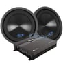2 Alpine Type-S SWS-10D4 10" 1000w Bass Package with MB Quart ZA2-1000.1D Amp Image 1