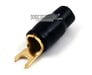 4 Gauge Spade Terminals (10 Pack -- BLACK) Image 1