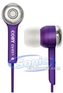 Coby CVE52PUR Jammerz (Purple CVE52) Stereo Earphones Image 1
