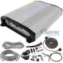 Hifonics Brutus BRX1516.1D + Complete 4 AWG Amp Kit Image 1