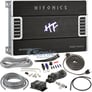 Hifonics HFi1500D 1500W RMS Amplifier + Complete 4 AWG Amp Wiring Kit Image 1