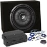 Kicker 12" CVT124 + JBL GTR-601 Amplifier | Complete Subwoofer Bass Package Image 1