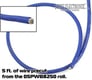 PRECUT 5 ft. - Kicker 8 AWG Cobalt Blue Power/Ground Wire from 05PWB8250 Roll Image 1