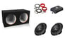 2 Pioneer 10" TS-W106M 1100W Car Subwoofers + 1500W Amplifier + Box + Amp Kit Image 1