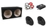 2 Pioneer 12" TS-W126M 1300W Car Subwoofers + 1500W Amplifier + Box + Amp Kit Image 1