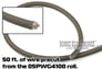PRECUT 50 ft. - Kicker 4 AWG Gunmetal Gray Power/Ground Wire from 05PWG4100 Roll Image 1
