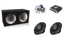 (2) 10" Pioneer TS-W106M 500W Subs + 1200W Amplifier TA1250.2 + Box and Amp Kit Image 1