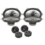 (2) KICKER 43CSS684 6x8" 900 Watt 4-Ohm Car Audio Component Speaker Sets Image 1
