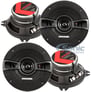 (4) Kicker 44KSC404 KSC404 4" 300 Watt 2-Way Car Stereo Speakers Image 1