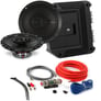 Rockford Fosgate Prime R165X3 + JBL GXA602 Amplifier + Amp kit Image 1