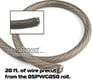 PRECUT 20 ft. - Kicker 0/1 AWG Gunmetal Gray Power/Ground Wire from 05PWG050 Roll Image 1