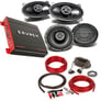 Hifonics ZS653 & ZS46CX Speaker Package + Amp & Amp Kit Image 1