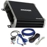 Kicker 43DXA5001 D-Series 500 Watt RMS Mono Class D Car Amplifier+Kicker Amp Kit Image 1