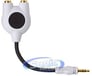 Monster Cable 1/8" Male to Two 1/8" Female Adapter (MINI-Y ST-2F) Image 1