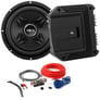 Boss CXX10 800W 10" Subwoofer + JBL Amplifier + Amp Kit Bass Package Image 1