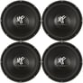 (4) Hifonics HFX12D4 Subwoofers Image 1
