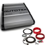 Autotek SS1000.2 Super Sport 1000w 2-Channel Car Amplifier Class A/B + Amp Kit Image 1