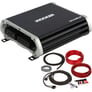 Kicker 43DXA1252 D-Series 2-Ch Full-Range Car Amplifier + Wiring Kit Image 1