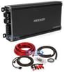 Kicker CX Series 1800W Mono Class D Mosfet Car Amplifier + Premium Amp kit Image 1