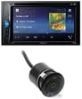 Pioneer AVH-200EX 6.2" Touchscreen Car Stereo + Boss Rear View Backup Camera Image 1