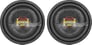 (2) BOSS Audio D12F Shallow Mount Subwoofers Image 1