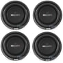 4) MB Quart DS1-204 400 Watt 8 Inch Shallow Slim Subs DVC Car Subwoofers Four Image 1