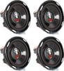 (4) Boss Audio P126dvc Subwoofers Image 1