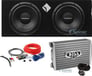 Rockford Fosgate R1-2X10 10" 800W Loaded Subwoofer Sub Enclosure+Amp+Amp Kit Image 1