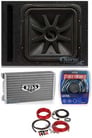 Kicker L7S154 15" Solobaric L7S Car Subwoofer+Vented Box+Mono Amplifier+Amp Kit Image 1