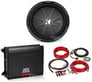 Kicker 43CWR124 COMPR12 12" 500 Watt RMS Car Subwoofer Sub+MTX Amplifier+Amp Kit Image 1