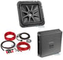 Kicker L7S122 12" 750W Dual 2 Ohm Solobaric L7S Car Sub+750W Amplifier+Amp Kit Image 1