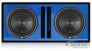 2) ROCKFORD FOSGATE P2D4-12 12" 1600W Car Subwoofers Sub + Dual Vented Sub Box Image 1