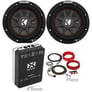 (2) Kicker CompRT CWRT671 (43CWRT671) + Amplifier &  Amp Kit Image 1