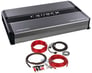 Crunch Power Drive 2100W Mono Class A/B Car Audio Amplifier + 4 Gauge Amp Kit Image 1