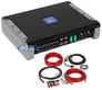 Alpine PDR-F50 4 Channel 500 Watt RMS Class D Car Amplifier+Premium Amp Kit Image 1